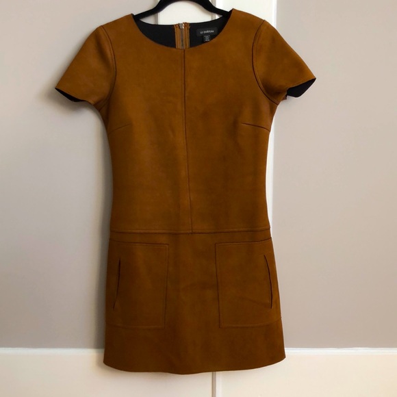 Le Château Faux Suede Dress - Picture 1 of 3